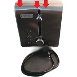 De'Longhi Ctx 2203 Toaster 2 Scheiben Silber