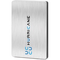 Hurricane 2TB 2.5“ Externe Festplatte USB 3.0 MD25S3 f. Mac,PC,PS4,Xbox-silber