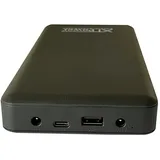 Jauch Quartz XT-40000 DC PA Powerbank 39200 mAh Quick Charge 3.0, USB PD Li-Ion Schwarz