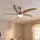 V-Tac VT-6053-5 132 cm Deckenventilator braun inkl. Fernbedienung