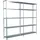 SCHULTE Regalwelt Schulte Set 1 Steckregal und 1 Anbauregal Verzinkt 200 cm x 220 cm x 35 cm