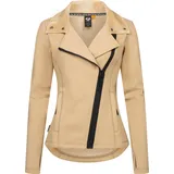 Ragwear Damen Sweatjacke Trainingsjacke innen kuschelig weich angeraut Saskie YOUMODO Taupe Gr. XXL - XXL