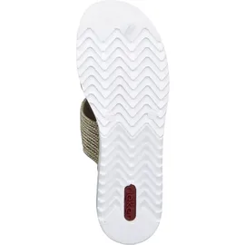 Rieker Damen V06R4 Pantolette, Gold 90, 39 EU