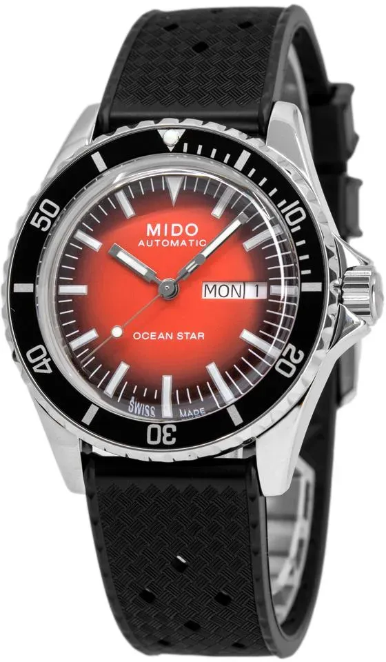 Mido Men's M026.830.17.421.00 OacenStar Red Dial Watch