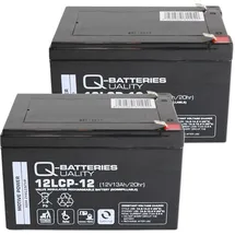 Quality Batteries Ersatzakku AGM Batterie für Kinderfahrzeug 2 x 12V 13Ah