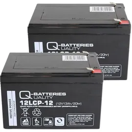 Quality Batteries Ersatzakku AGM Batterie für Kinderfahrzeug 2 x 12V 13Ah