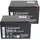 Quality Batteries Ersatzakku AGM Batterie für Kinderfahrzeug 2 x 12V 13Ah
