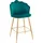 SalesFever Barhocker 2er Set 52 x 100 x 54 cm Grün/Gold