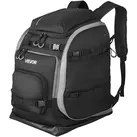 VEVOR Skischuhtasche, 70 L, Reiserucksack für Snowboardstiefel, mit wasserdichter Außenseite & Unterseite, 1680D Oxford, Tasche für Ski, Snowboard, Helm, Schutzbrille, Handschuhe, Zubehör (schwarz)