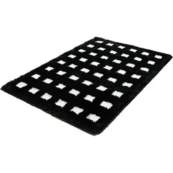 Badteppich BOXES - schwarz