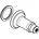Hansgrohe Griffsockel Axor Montreux 3-Loch Waschtischarmatur Wand chrom