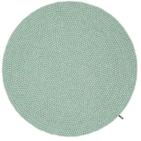 myfelt - Fine Filzkugelteppich, Ø 90 cm, türkis