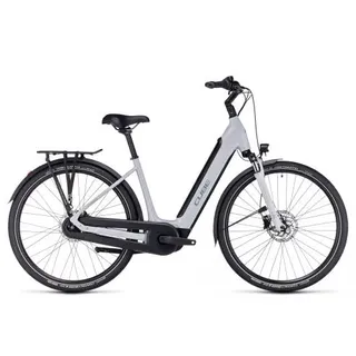 Cube Supreme Hybrid ONE 500 Wave 2024 | grey ́n ́grey | 58 cm | E-Cityräder - schwarz/grau