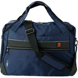 travel n meet Reisetasche Spinnstoff, Polyester blau ca. 46cm | Gr.: onesize