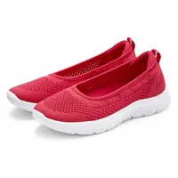 LASCANA Halbschuh, Slip-On-Sneaker, Sneaker Ballerinas zum Reinschlüpfen VEGAN rosa 39