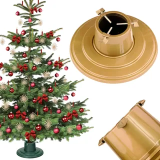 None Orbit Weihnachtsbaumständer Gold bis 2 m