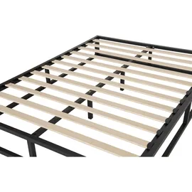 Habitat et Jardin Bettrahmen 160 x 200 cm Schwarz