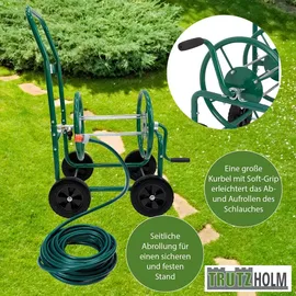 Trutzholm Schlauchwagen Basic 50 m Stahl grün