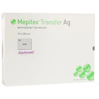 Mölnlycke Health Care GmbH Mepilex Transfer Ag Schaumverband 15x20 cm steril