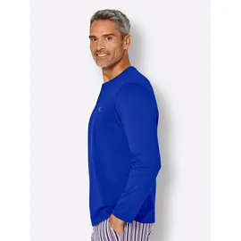Witt Weiden Schlafanzug-Shirt Langarm Blau 56/58