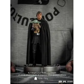 Iron Studios Star Wars - Luke Skywalker Grogu - Statuette ArtScale 1/10
