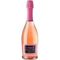 La Marca Prosecco Rosé DOC Treviso Extra Dry | Edler Rosé Schaumwein aus Italien | Feinperlig & mit beerigen Noten | 11% vol. | 0,75L