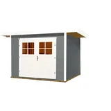 Weka Gartenhaus 179 2,95 x 3,01 m grau