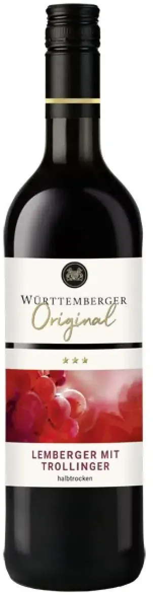 Württemberger Lemberger mit Trollinger Rotwein halbtrocken 0,75 l