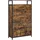 VASAGLE Schuhschrank 80 x 130 x 30 cm vintage braun / braun