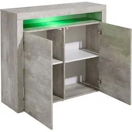 borchardt Möbel Highboard »Santa Fe«, Breite 107 cm grau