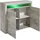 borchardt Möbel Highboard »Santa Fe«, Breite 107 cm grau