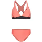 O'Neill Damen Hyperfreak Bikini Set, 44022 Georgia Peach Colour Block, Regular