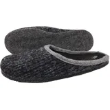 Helmut Trunte Herren Hausschuhe Filz Pantoffel Filzsohle Grau Hausschuhe, EU 48 - 48 EU