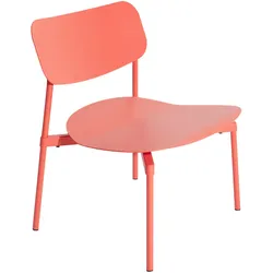 Petite Friture - Fromme Lounge Stuhl Outdoor, coral