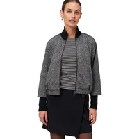 Zero Jacke Fischgrät mit Stehkragen