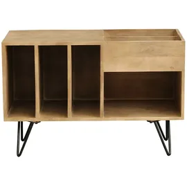 miliboo Boogie 90 x 60 x 45 cm Hellbraun / Schwarz