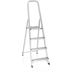 hjh OFFICE Klappleiter SOLID II Aluminium
