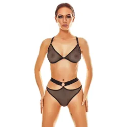 Unterwäsche-Set Anaïs Schwarz XXL/XXXL