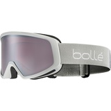 Bollé BOLLE BEDROCK PLUS Schneebrille lightest grey matte/vermillon gun