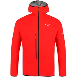 Salewa Softshelljacke Agner 2 3L Powertex (winddicht, wasserdicht, komprimierbar) flamerot Herren