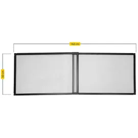 Schellenberg Insektenschutz Schiebefenster 50 x 142 cm Anthrazit