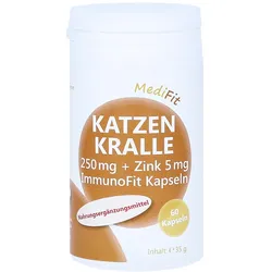 Katzenkralle 250 Mg+zink 5 mg ImmunoFit 60 St