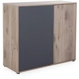 Kommode NOVARA 94 x 85 x 38 cm Grau