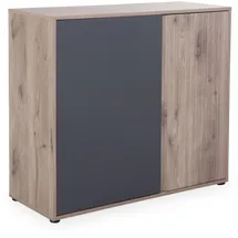 Kommode NOVARA 94 x 85 x 38 cm Grau