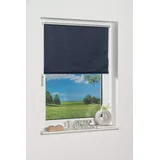 K-HOME Klemmfix-Minirollo 90 x 150 cm Verdunkelung blau