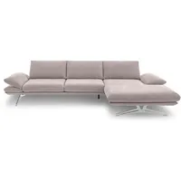 KOINOR Ecksofa Elements Stoff Beige Natur
