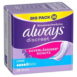 always Slipeinlagen discreet Long, 26 St.