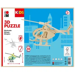 Marabu KiDS Hubschrauber 3D-Puzzle