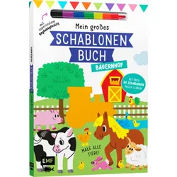 EDITION MICHAEL FISCHER 330/93233 Mein großes Schablonen-Buch - Bauernhof