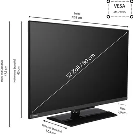 Toshiba 32WV3E63DAZ 32" LED HD-Ready VIDAA TV